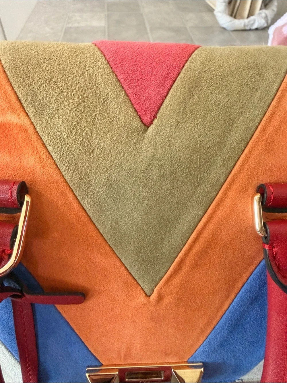 Valentino Garavani Demilune tote/ satchel features multicolor